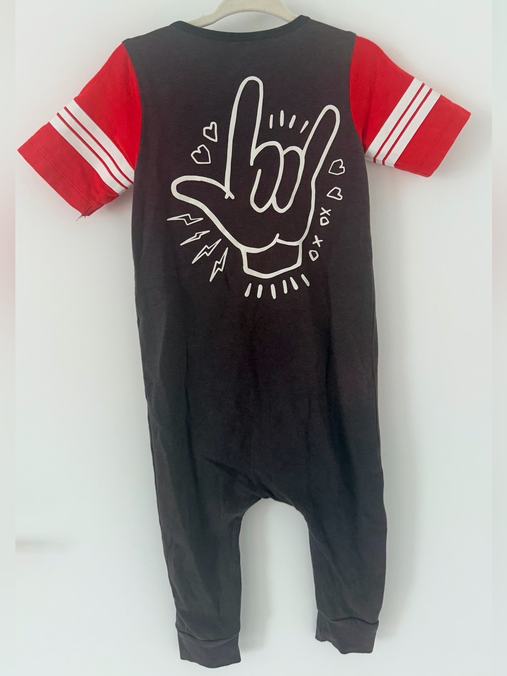Rags to Raches I Love You Romper